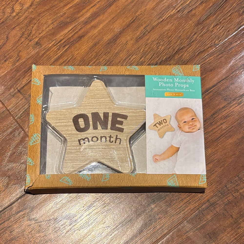 Wooden Monthly Photo Props